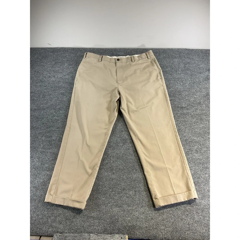Orvis Trim Fit Chino Pants Men's 40x30 Khaki Beige Business Casual Golf Preppy C